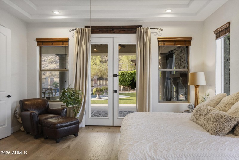 French Doors to back patio