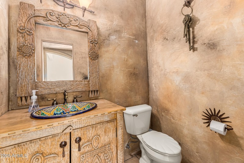 Downstairs half bath