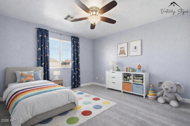 Bedroom 3 Virtually Staged