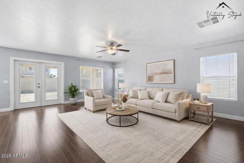 Living Room Virtually Staged