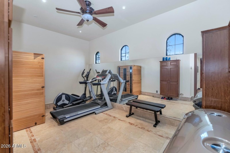 3rd Car Garage/Workout Room
