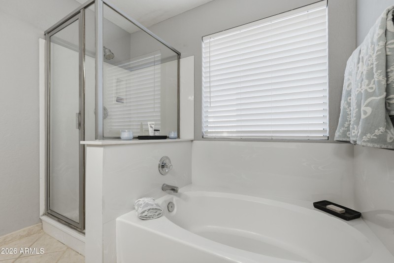 Primary shower / tub