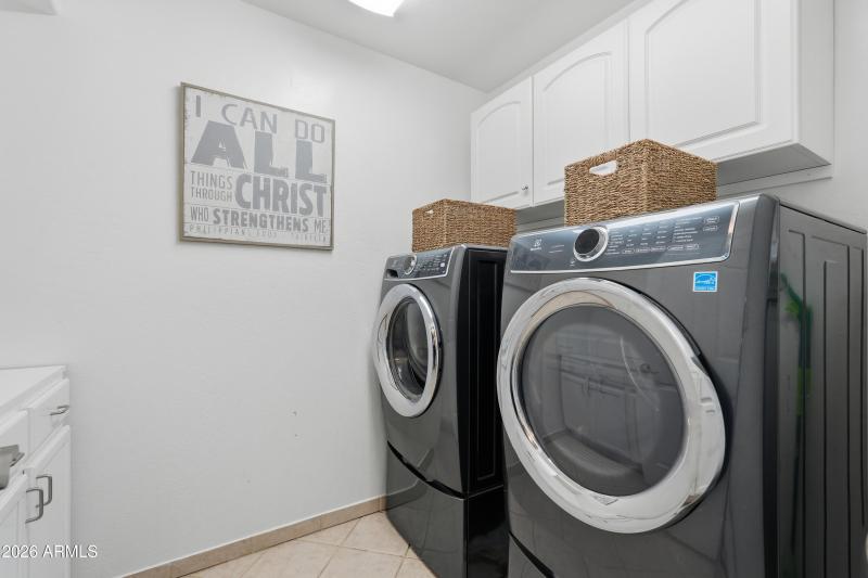 Downstairs large laundry room
