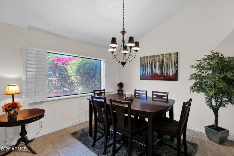 Spacious Dining Room off Kitchen