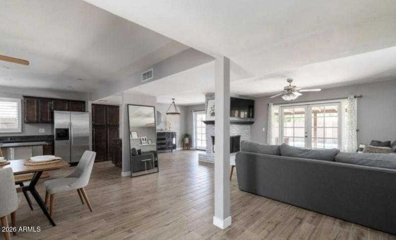 Open concept living room