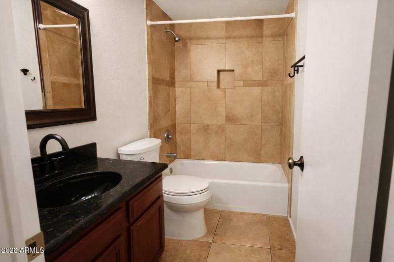 guest bath with tub