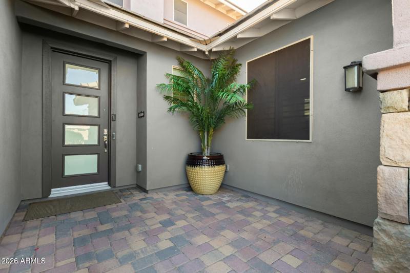 Front courtyard entrance