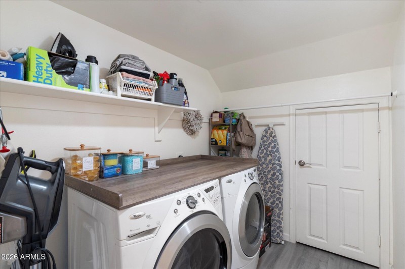 Laundry Room with Storage
