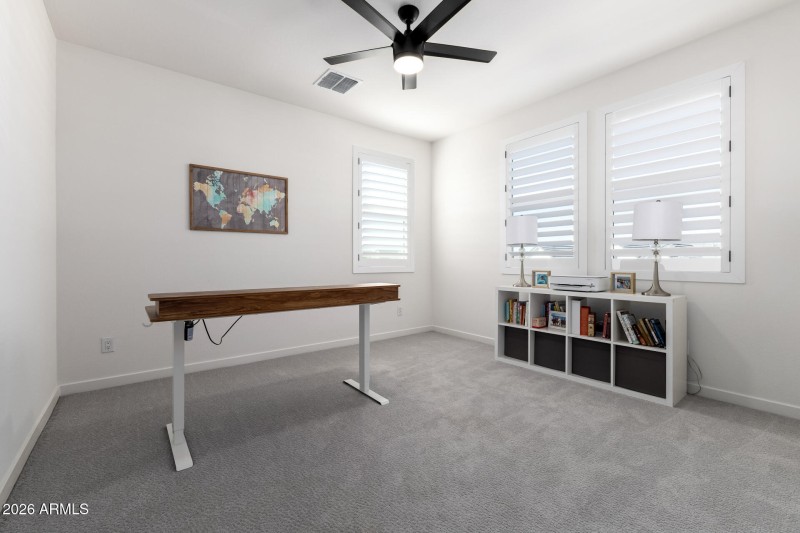 Oversized secondary bedrooms