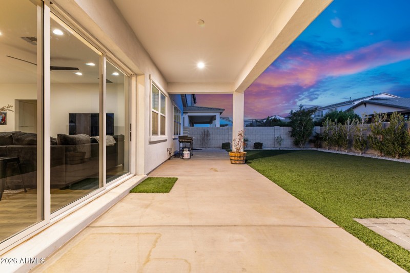 Extended Covered Patio