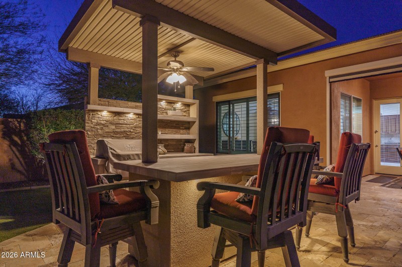 43) OUTDOOR KITCHEN