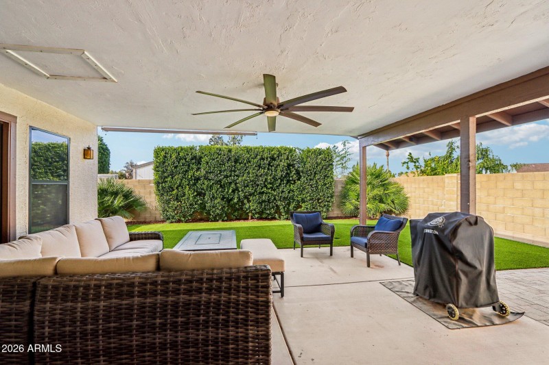 Backyard/Covered Patio