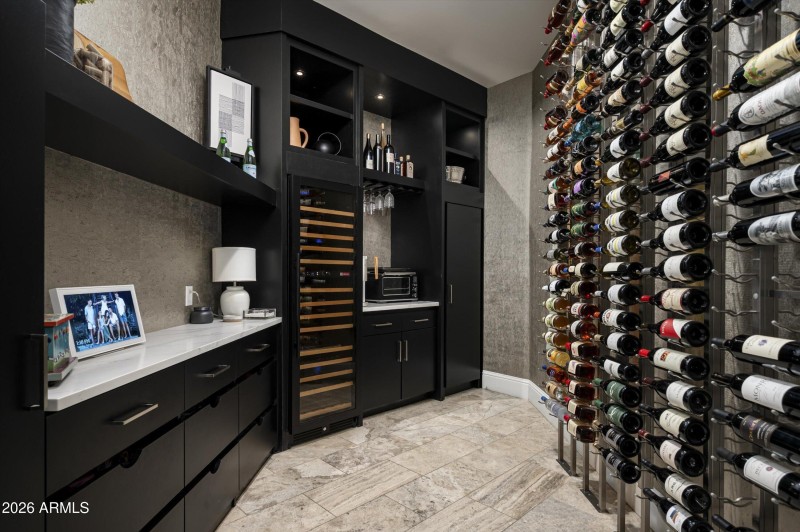 Pantry with wind storage