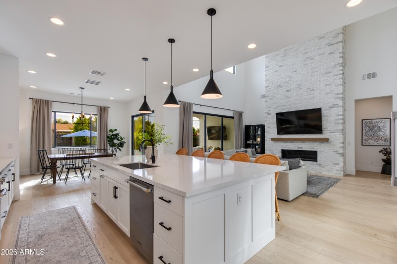 Spacious Kitchen Island