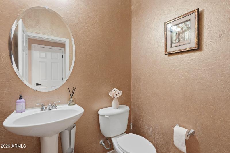 Powder room first floor