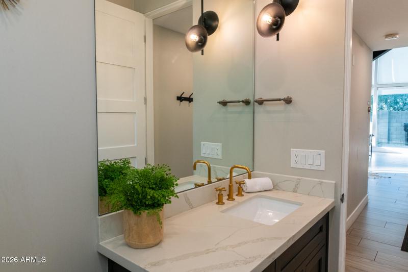 powder bath downstairs