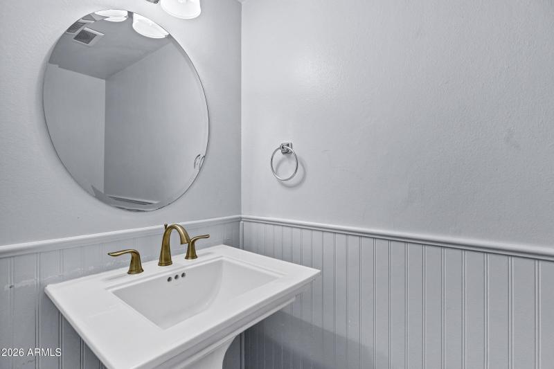 Downstairs half bath