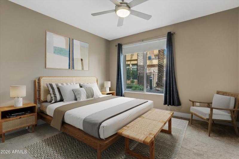 Bedroom 2 virtually staged