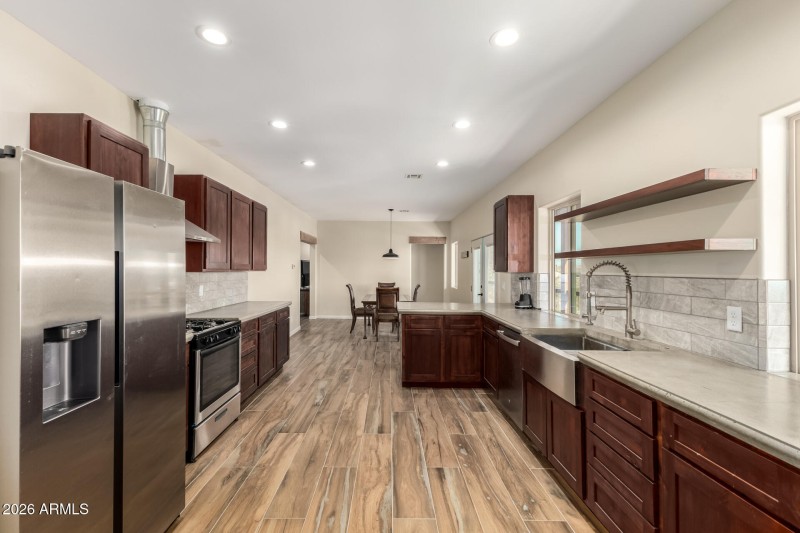 attached guest house kitchen