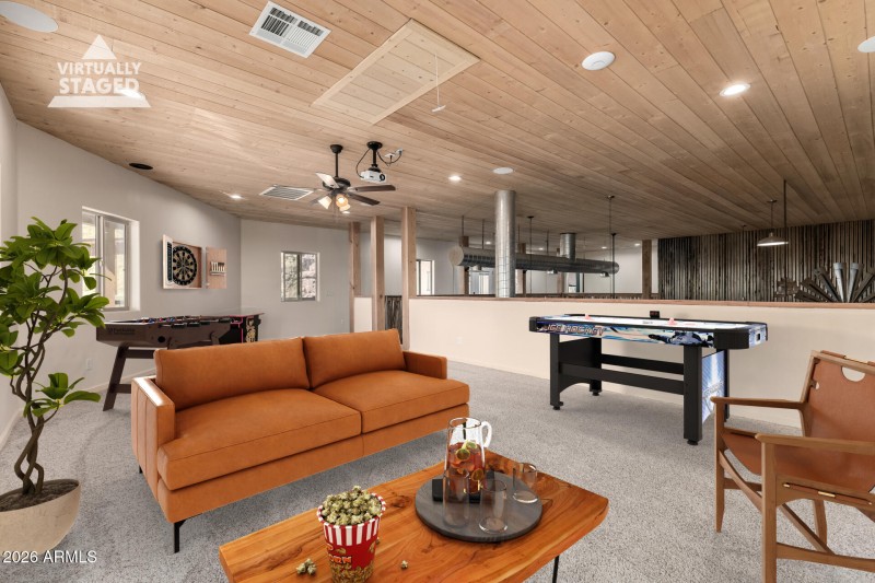 main loft virtually staged