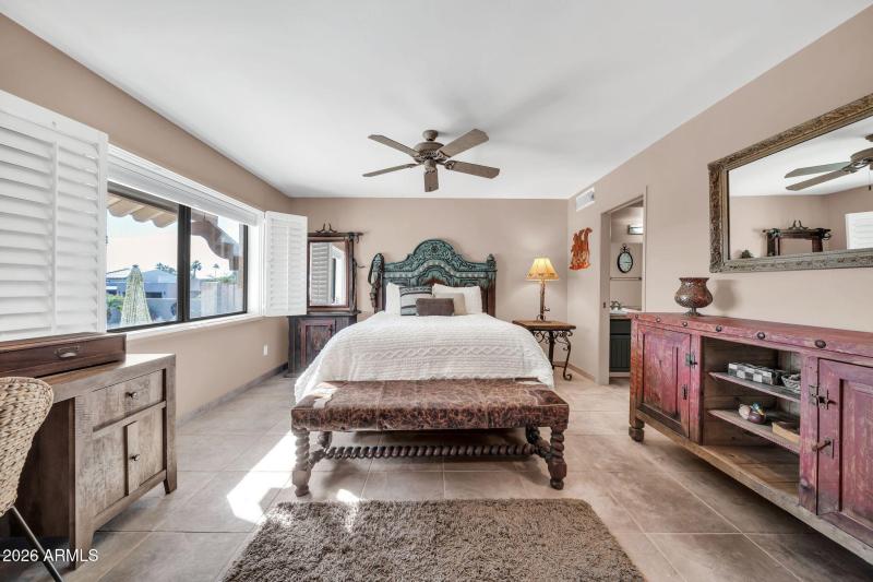 Overlooking the pool