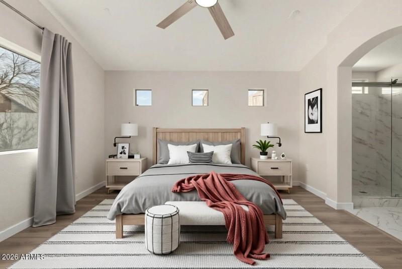 Primary Bedroom (Staged)