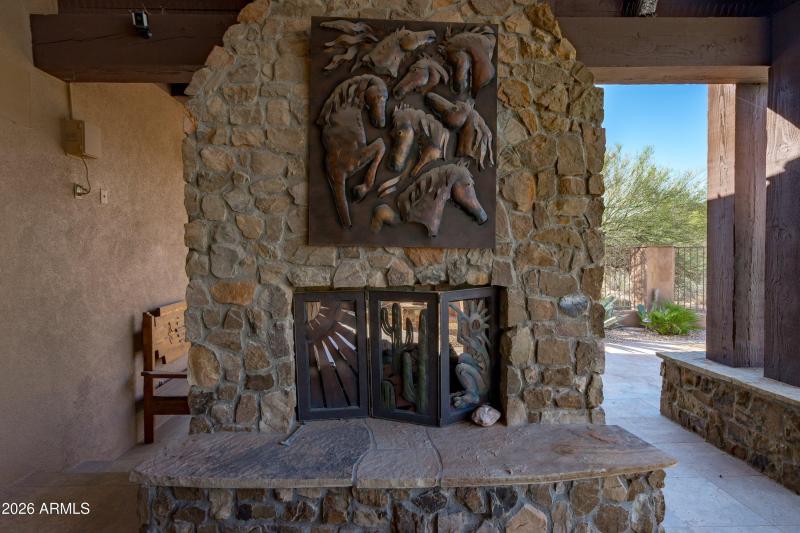 111-Outdoor Fireplace