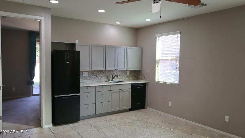 Casita Kitchenette & Living Space