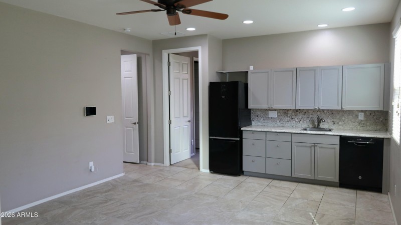 Casita Living Area & Kitchenette