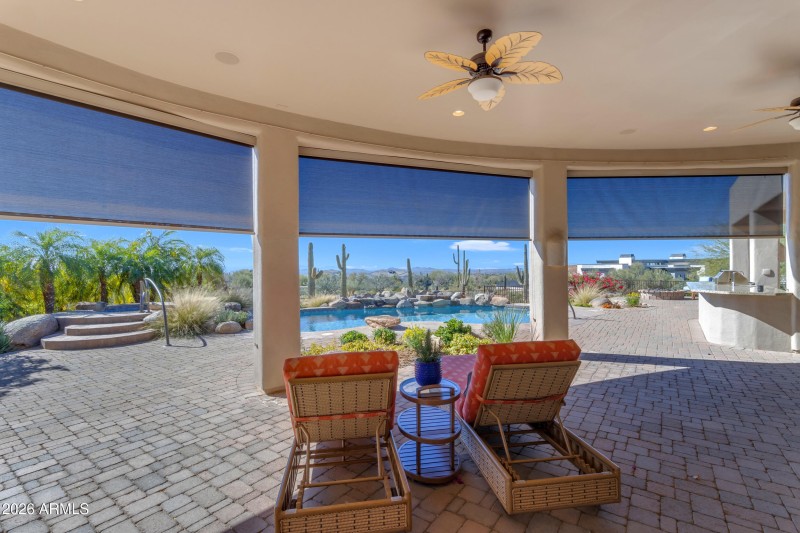 Motorized shades and auto misters