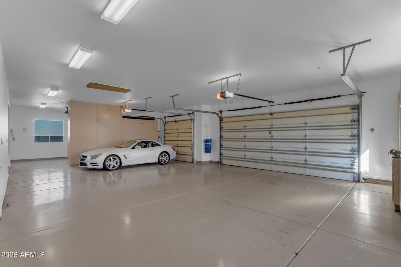 Oversized 4 car garage