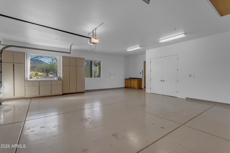 Oversized 4 car garage