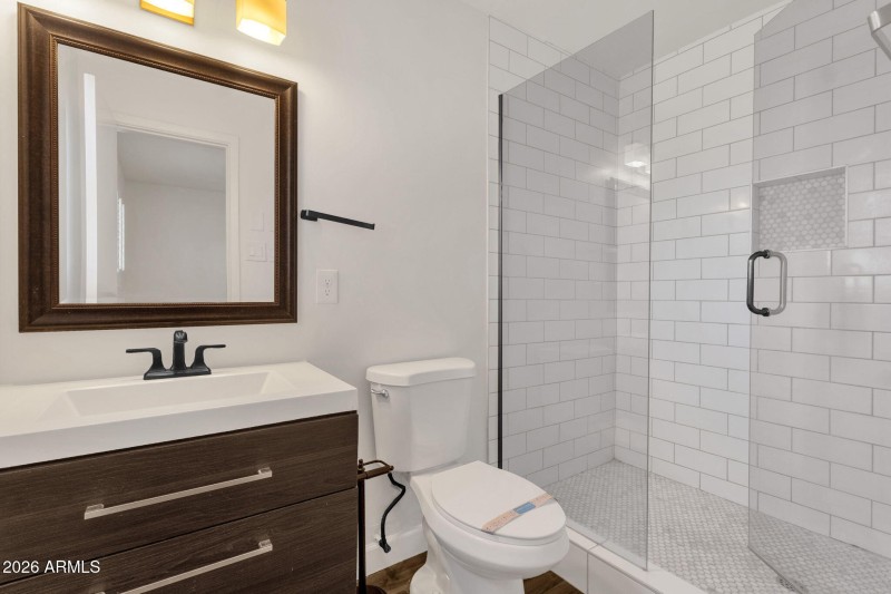 Beautifully remodeled master bath