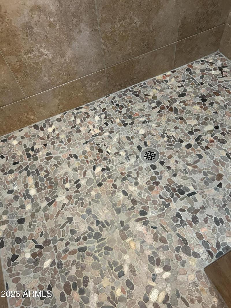 Shower Floor Primary Bath