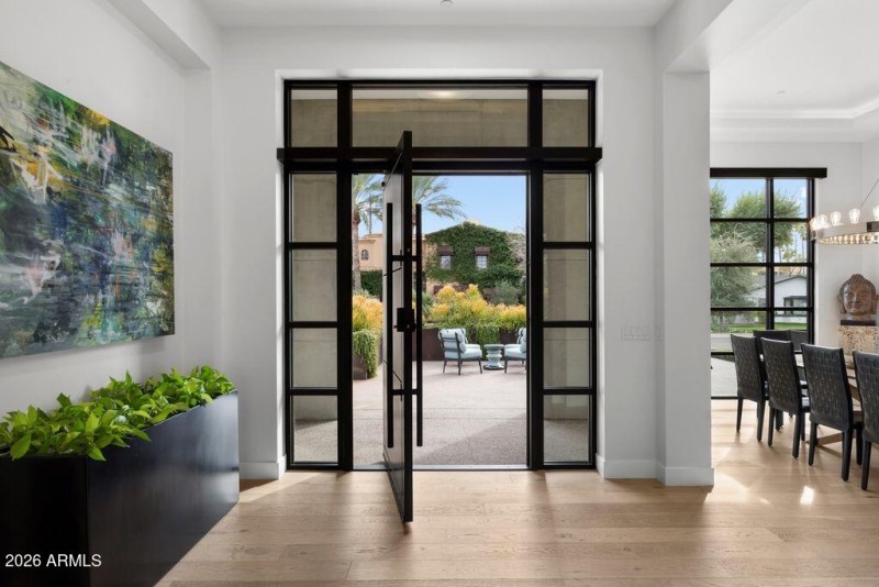Pivot Door Entry