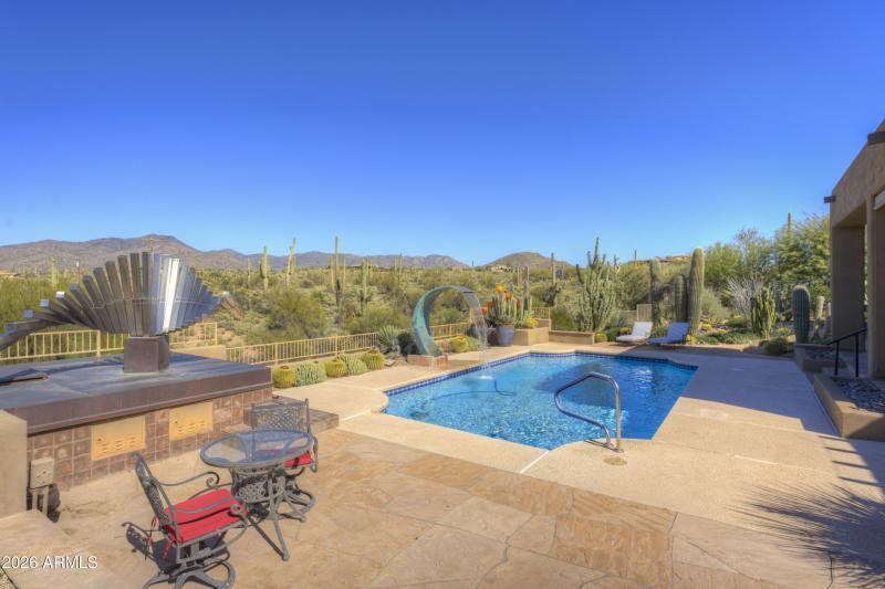 Patio and pool