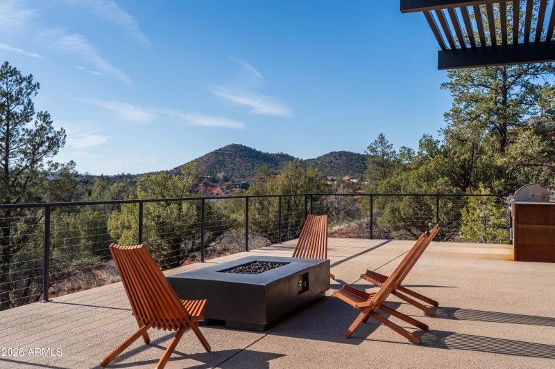 Built in Gas Fireplace