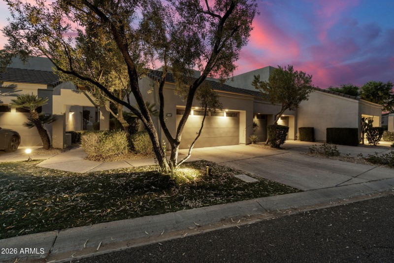 Garage at Sunset