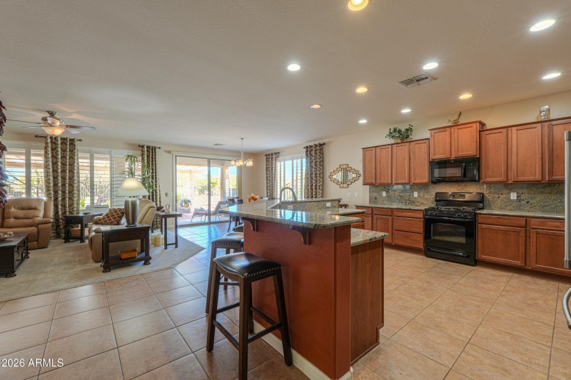 Large tile flooring
