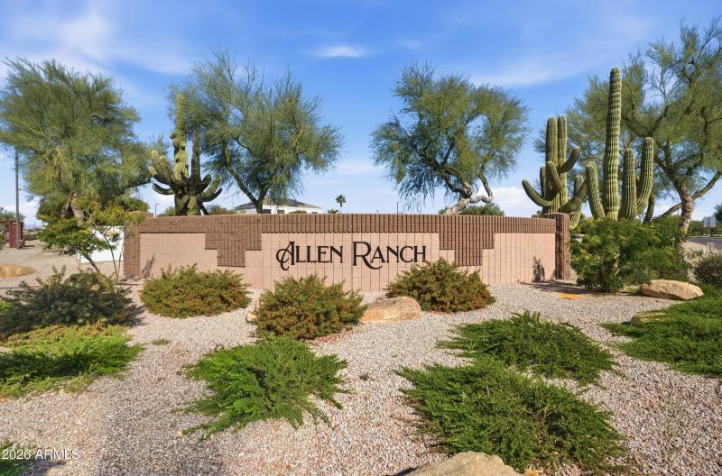 8a Allen Ranch sign