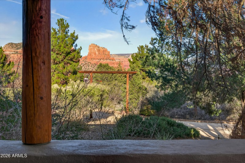 Covered Hacienda Ranch Entry