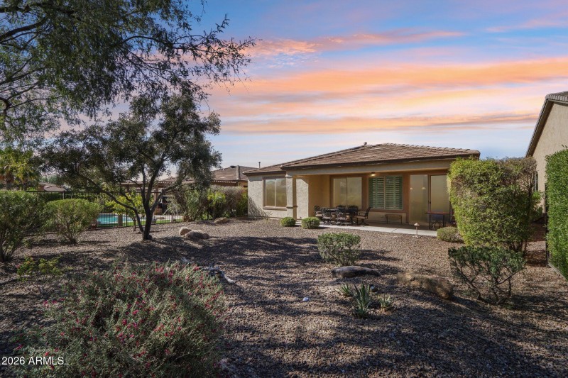 East Facing Rear Yard