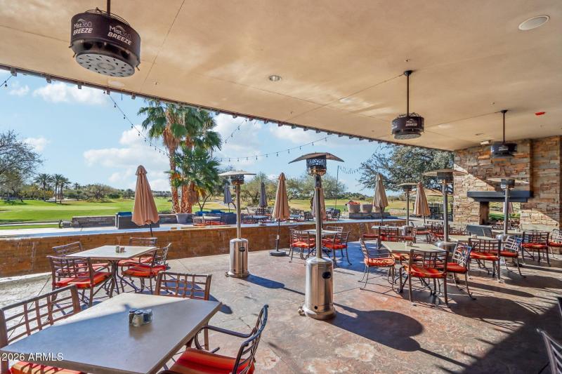 Dine on the outdoor patio