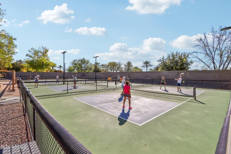 Take in a game of pickleball