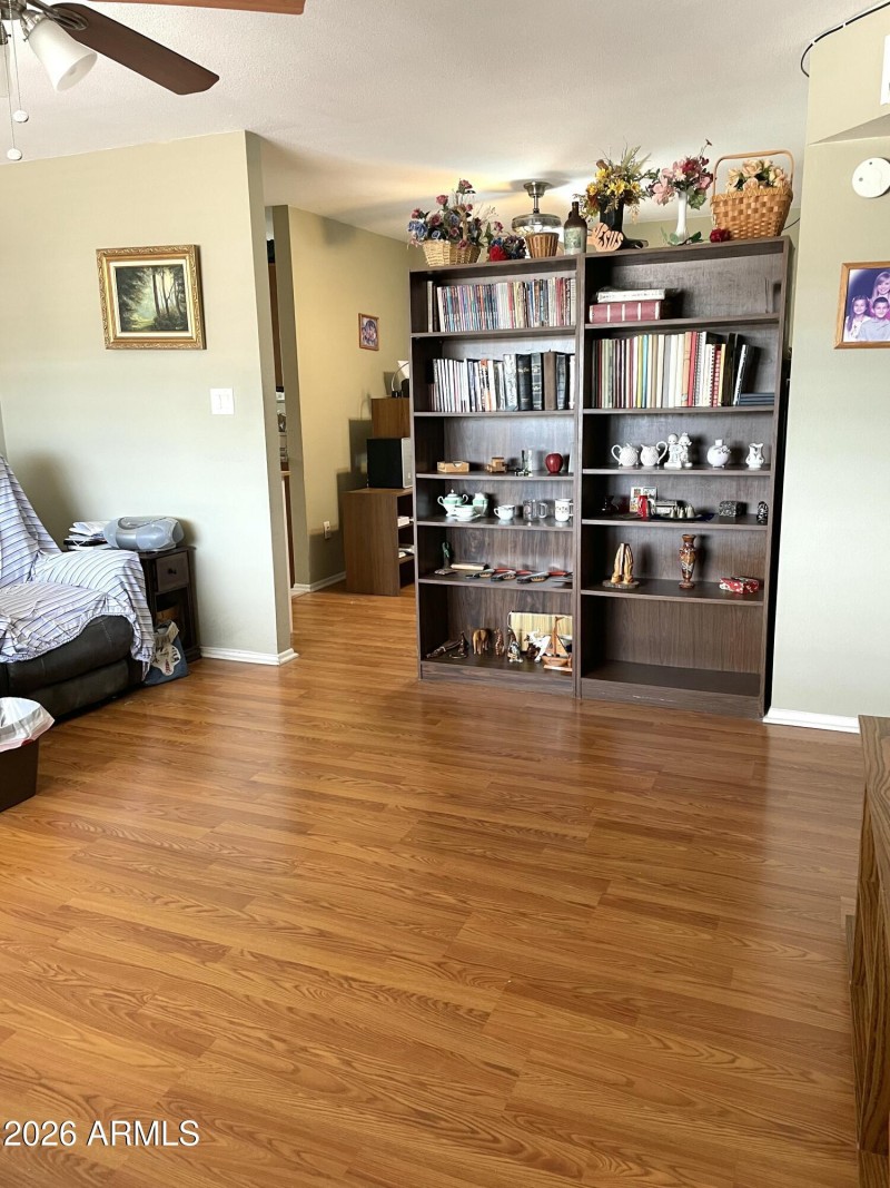 Living Room - Bookcses will be removed.