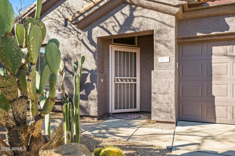 Front Covered entrance