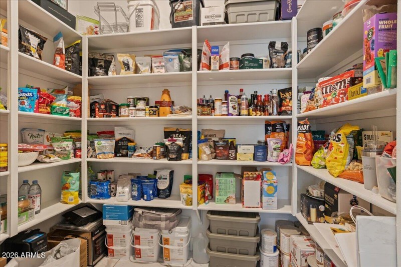 Oversized Walk-In Pantry