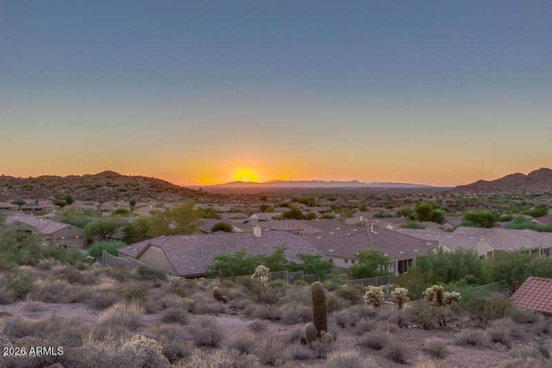 17_Sunset view from Superstition Foothil