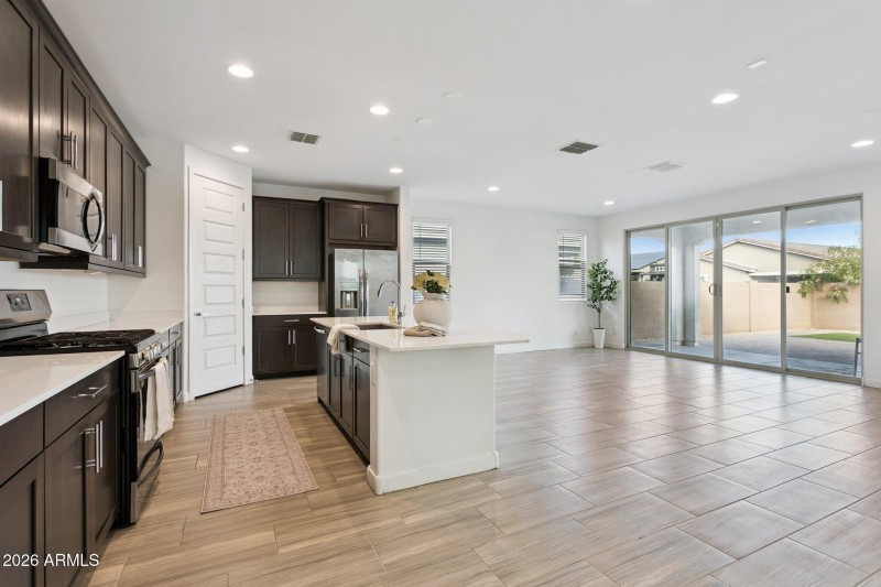 Open concept living area