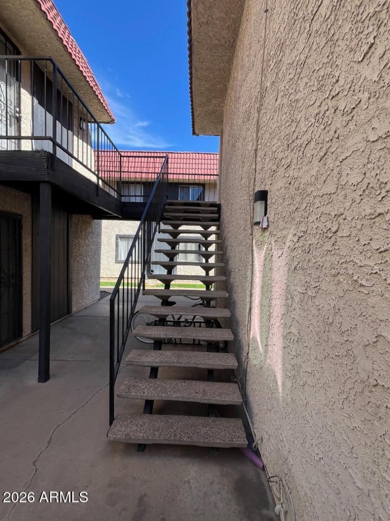 Stairs to unit